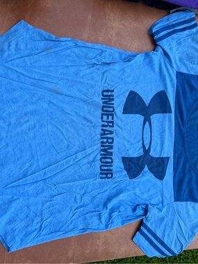 Under Armour Royal Blue Tee with Dark Logo